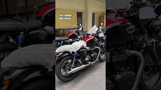 Bonneville T100 màu JET BLACK / DIABLO RED #yentriumph #triumphvietnam