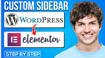 How to Add or Edit a Custom Sidebar in WordPress Using Elementor Plugin (Full Tutorial)