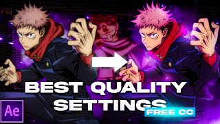 Best Quality Settings [After Effects]