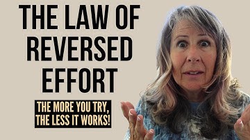Stop Forcing It: The Law of Reversed Effort in Real Life #LawOfReversedEffort #TheLogicalManifester
