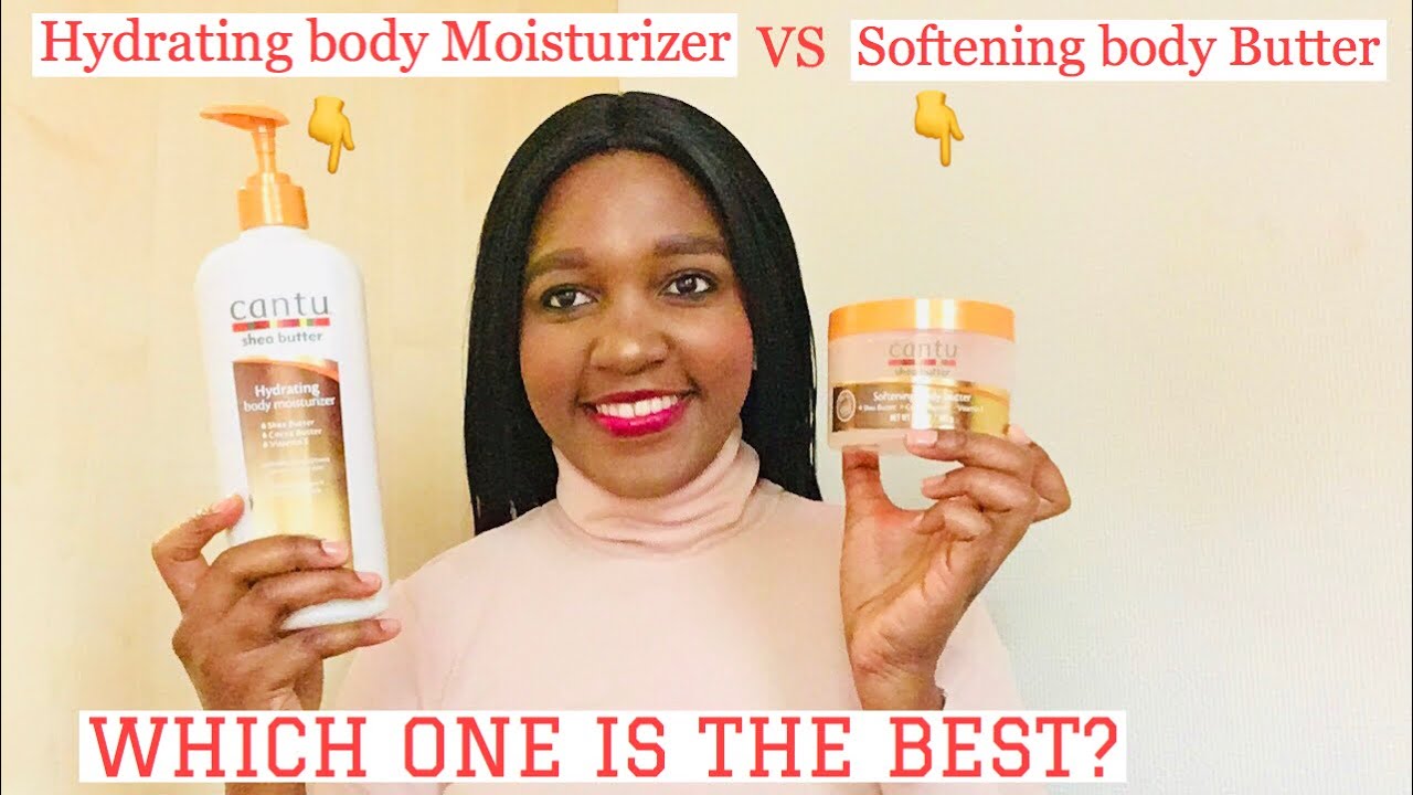 CANTU SHEA BUTTER HYDRATING BODY MOISTURIZER (Review) LOTION NZURI YA