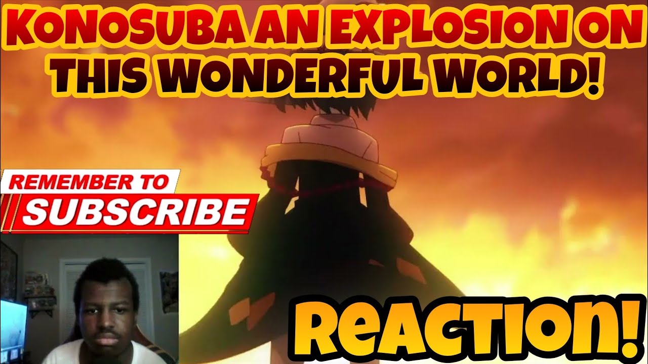 KONOSUBA AN EXPLOSION ON THIS WONDERFUL WORLD TRAILER REACTION - YouTube