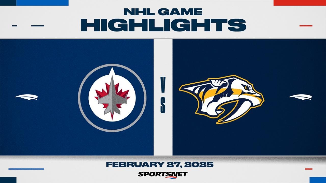 NHL Highlights | Jets vs. Predators - February 27, 2025