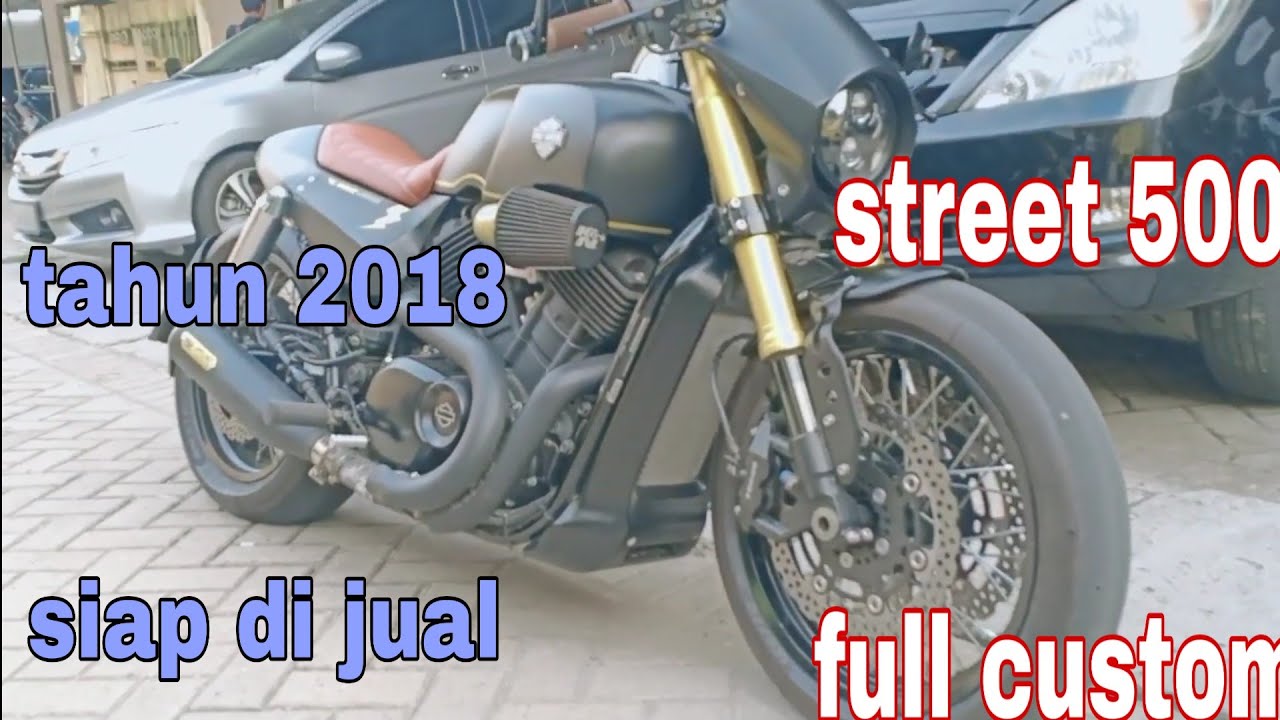 Harley Davidson street 500 custom smoked garage 2018