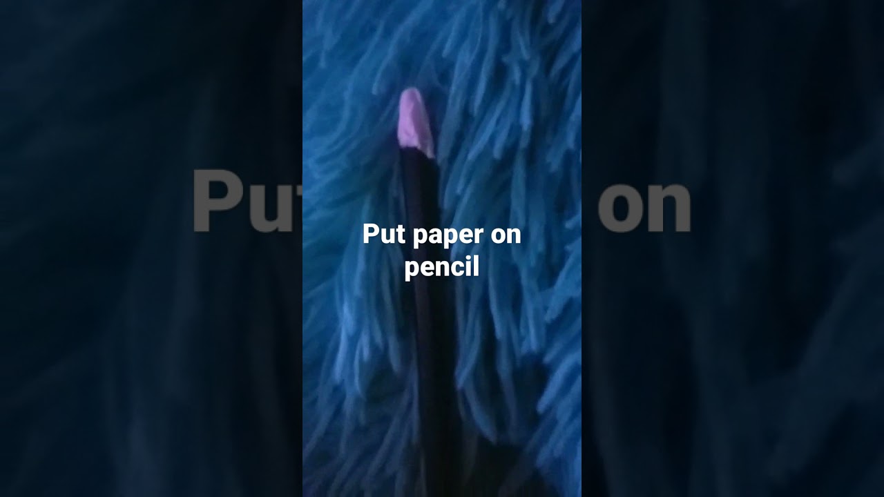 how to make an apple pencil😶