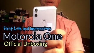 Motorola One | Moto P30 Play Official Hands-on unboxing! In White version Androidone 9.0 Pie
