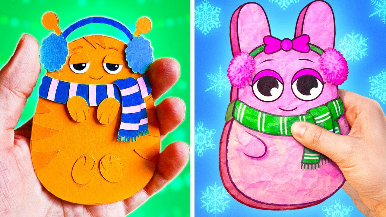 Winter Paper Sprunki DIY ❄️ *Cool Sprunki Christmas Crafts*