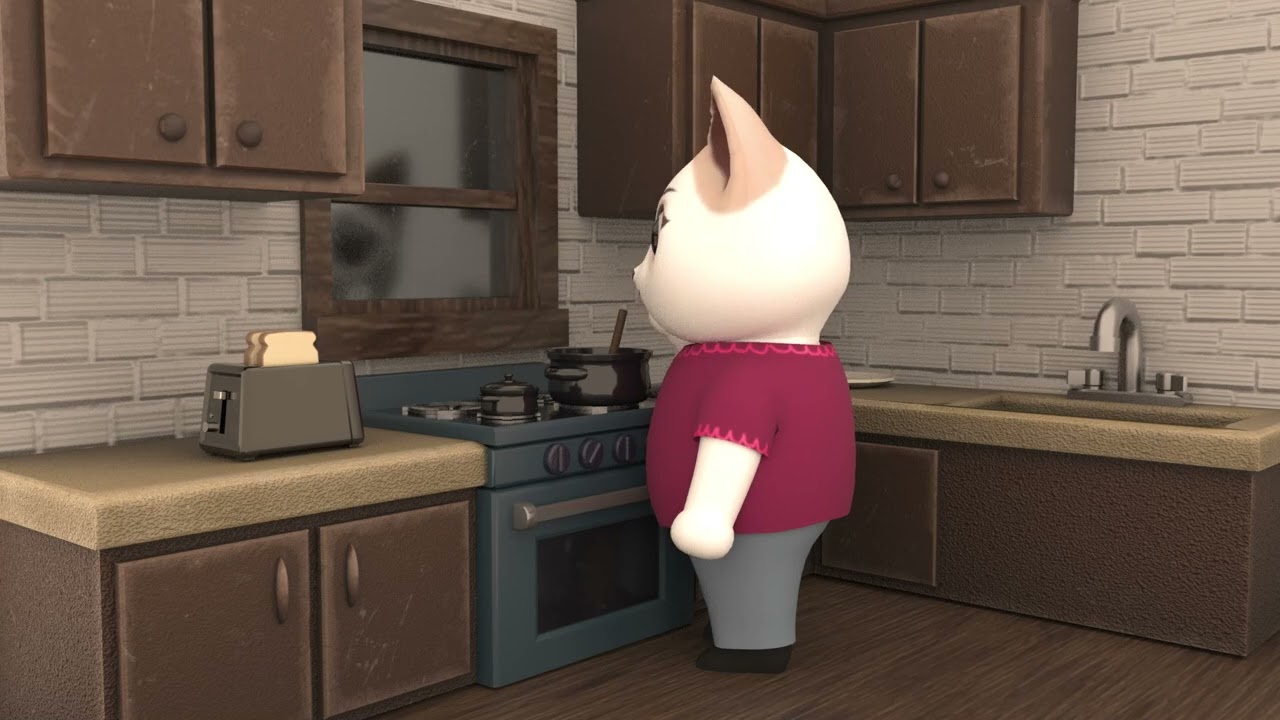 Cat Kitchen animation