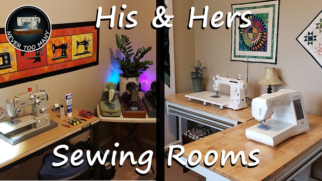 Sewing Rooms Tour - Finally Done!