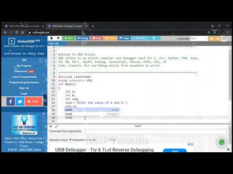How to program simple addition using C++ - MDP Versatile