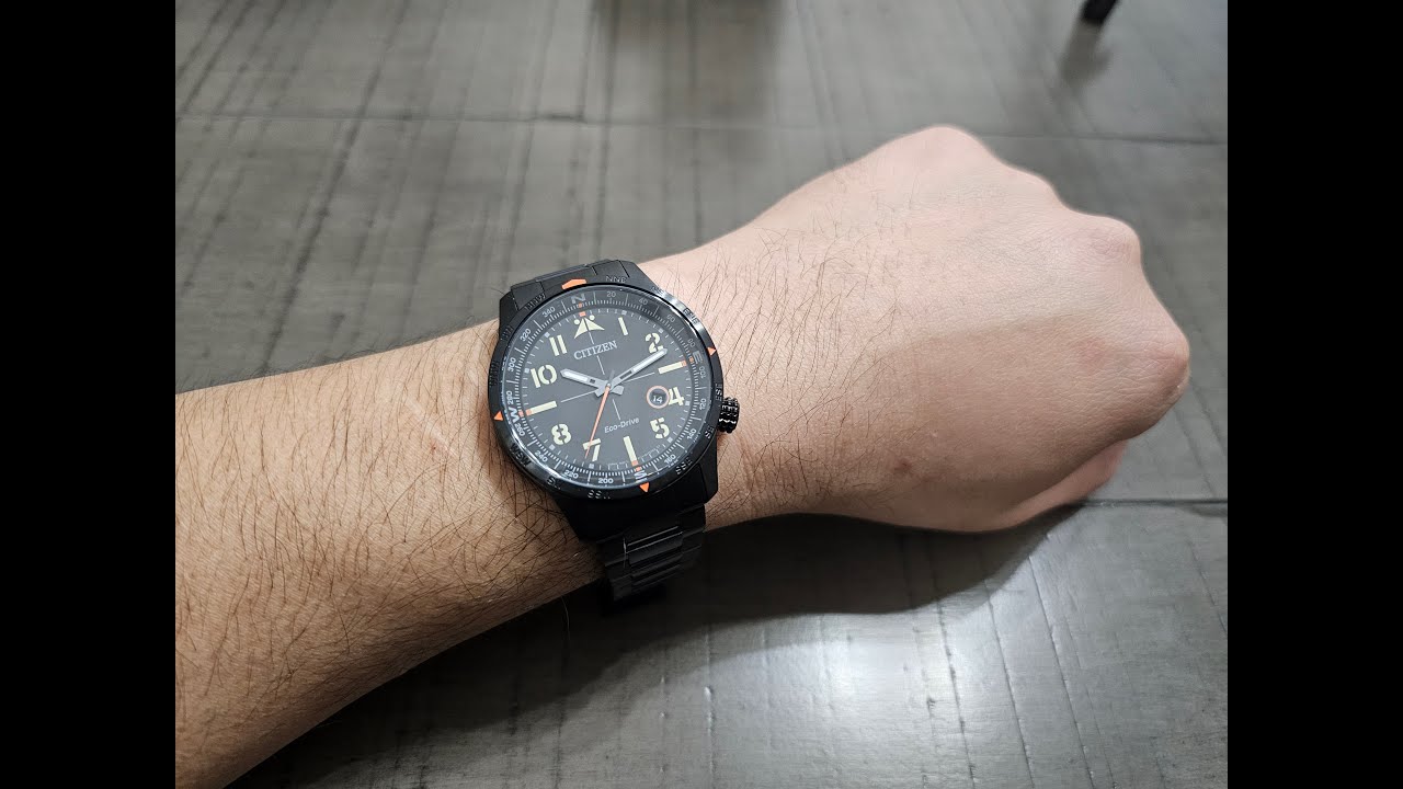 Citizen Eco-Drive Pilot BM7555-83E Men’s Watch unboxing