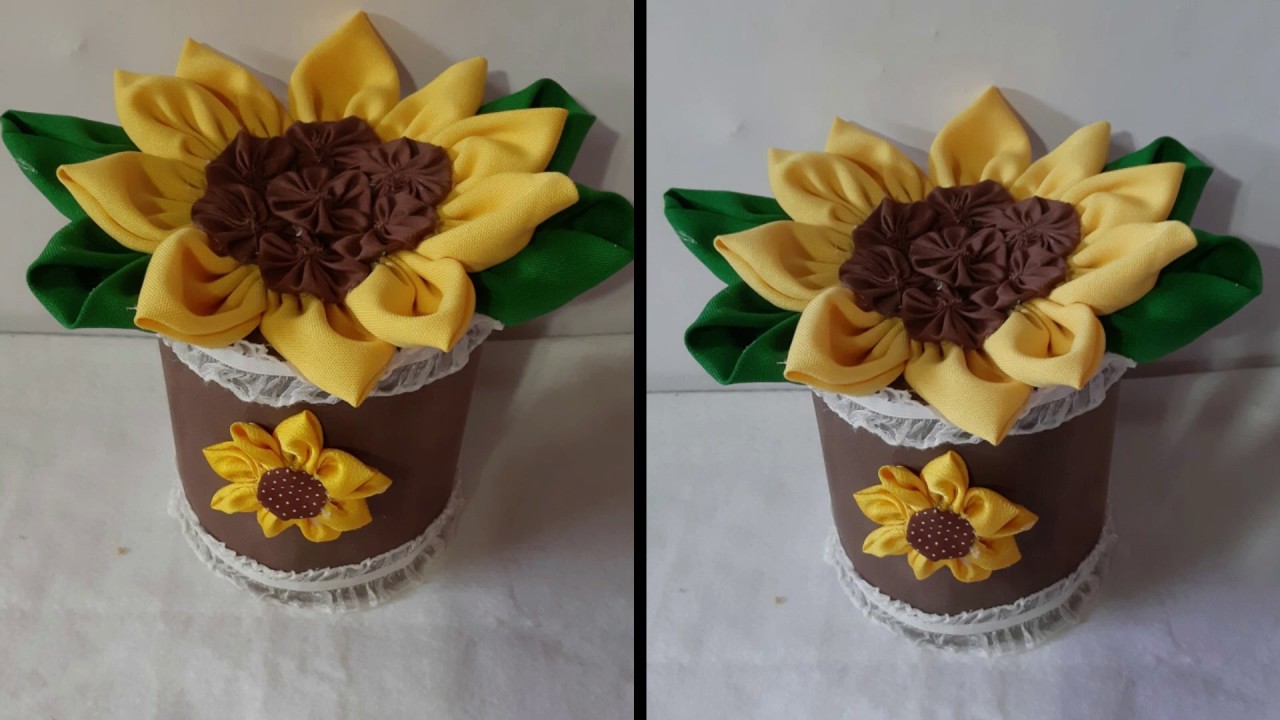 Ideias criativa com latas #peso de porta em fuxico#