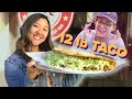 I Surprised My Friend With A Giant 12-Pound Taco  Giant Food Time