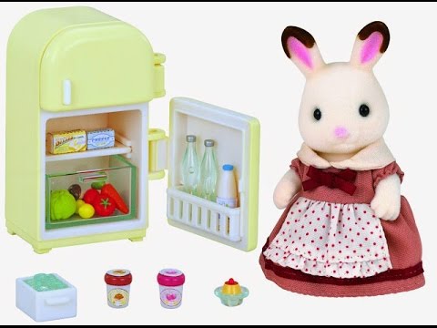 Video Đồ chơi nhà bếp - Re-ment Tủ lạnh - Sylvanian Families... - youtube