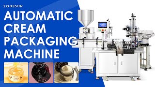 ZONESUN ZS-AFC26 Automatic Rotor Pump Paste Bottle Filling Capping Machine
