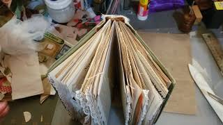 Part 2 Hidden Spine Vintage Sewing Junk Journal
