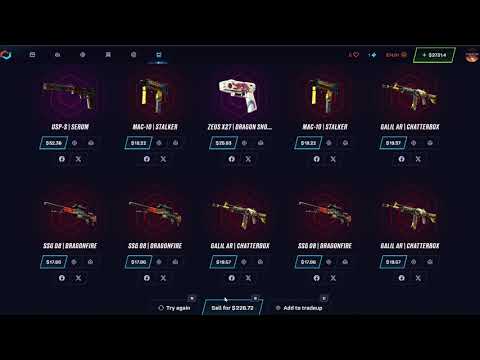 Elusive Tiger case on csgo.net / CSGONET promo code "FOS" +30% bonus (mycsgo)