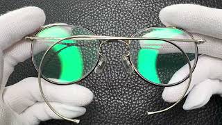 極美品 BuddyOptical Princeton G.B.Gafasケース付 Buddy Optical ・PRINCETON-silver / browniegift （ブラウニー ギフト