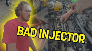 Diagnosing a Bad Fuel Injector & Replacing it | All Win Auto