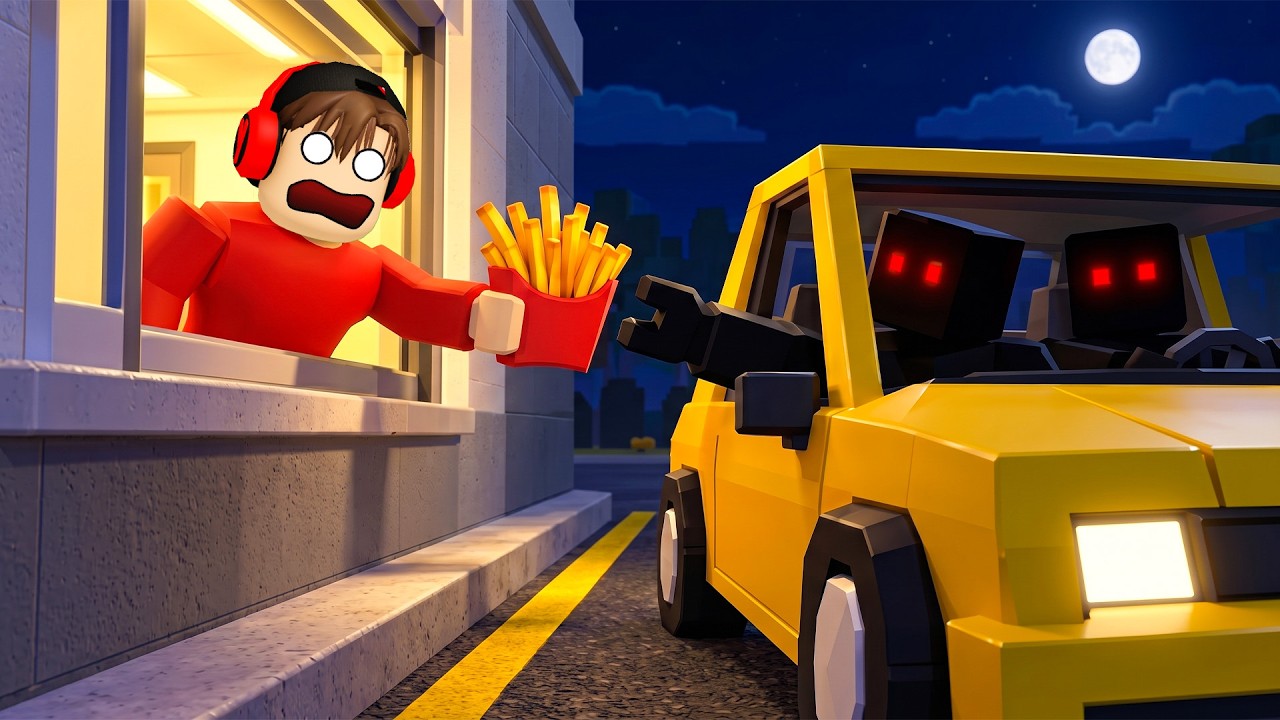 Yuta Mio Jualan Kentang Goreng Di Malam Hari Yang Beli Anomali | ROBLOX
