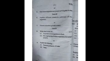 MDU BSc Biotechnology 2 nd semester microbiology 2018