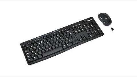 Amazon com  Logitech MK270 Wireless Keyboard and Mouse Combo for Windows, 2 4 GHz Wireless, Compact
