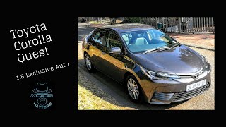 Toyota Corolla Quest 1.8 Exclusive Auto Test Review