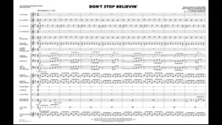 Video thumbnail of "Don't Stop Believin' arranged by Jay Bocook"