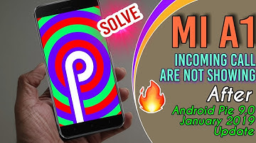 MI A1, Incoming calls are not showing on Screen | No answer button on calling screen -solved