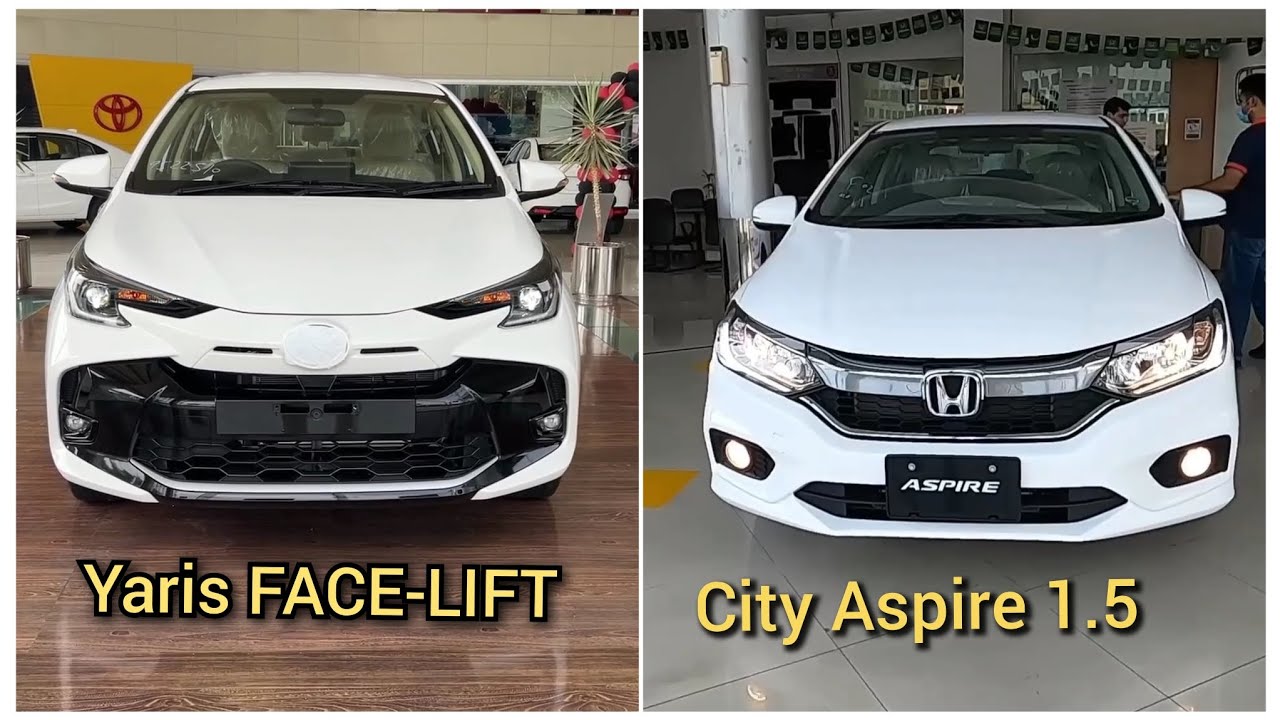 Toyota Yaris Facelift vs Honda City Aspire | Comparison | Which is best