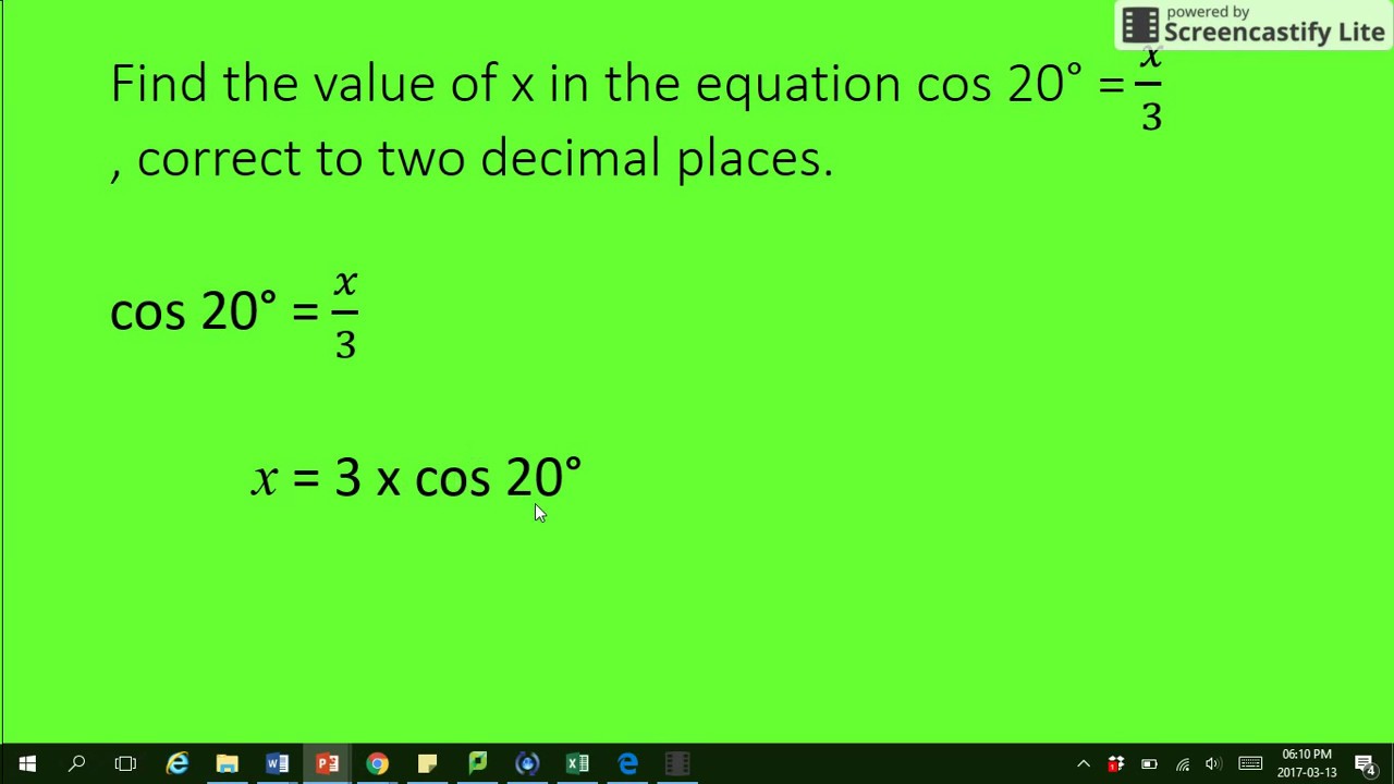 Solve For X In Numerator And Denominator