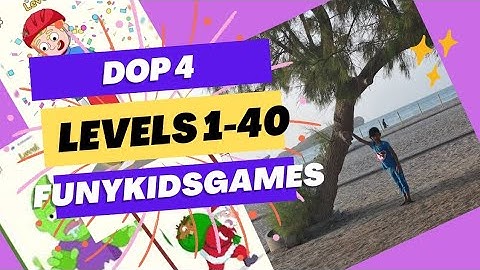 DOP 4  Delete One Part - Gameplay Walkthrough Part 1 Tutorial Levels 1-40 (iOS, Android)