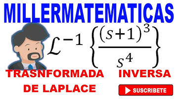 transformada inversa de Laplace  | Ejemplo 1 Millermatematicas