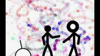 random dancing stick figure