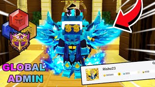 Playing In Global Admin Rishu23's Account In Bedwars!!