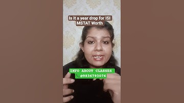 Is a year drop for ISI M.Stat worth it? Find out smartly! #ISIMStat2025 #ISIPrep #ExamTips