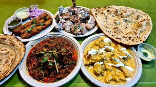 LABABDAR CHICKEN AUR RARA MEAT KE Saath CHICKEN KALMI aur MUTTON SEEKH at TEJ PATTA.