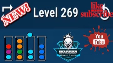 Ball Sort Puzzle Level 269 Color Sorting Games Level 269