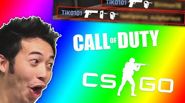 WHEN A CALL OF DUTY PRO TRIES CS:GO... (noob??)