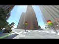 lost in liminal Minecraft "strange city" (raytracing /Arnis map gen)