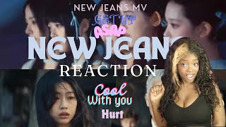 NOOB K-POP NEW JEANS REACTION (Cool With You, ASAP, Get Up, New Jeans, HURT)