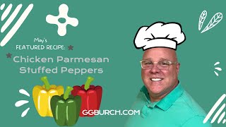 Chicken Parmesan Stuffed Peppers