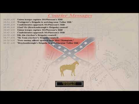 Sid Meier's Gettysburg! Playing as the Confederacy walkthrough