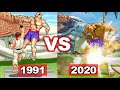 Street Fighter 5 vs Street Fighter 2 Classic Stages Comparison