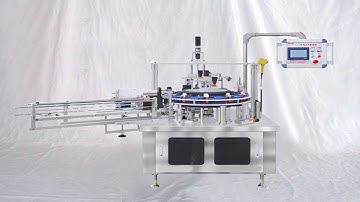 vertical cartoning with leaflet feeding vials bottles boxing MC máquinas de encuadernación botellas