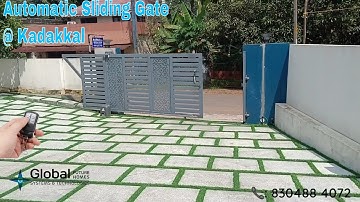 Automatic Sliding Gate motor installed at Kadakkal, Nilamel | Gate Automation in Kerala 📞9562204964