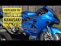 KAWASAKI NINJA ZX12R clutch pack,oil and oil filter replacement