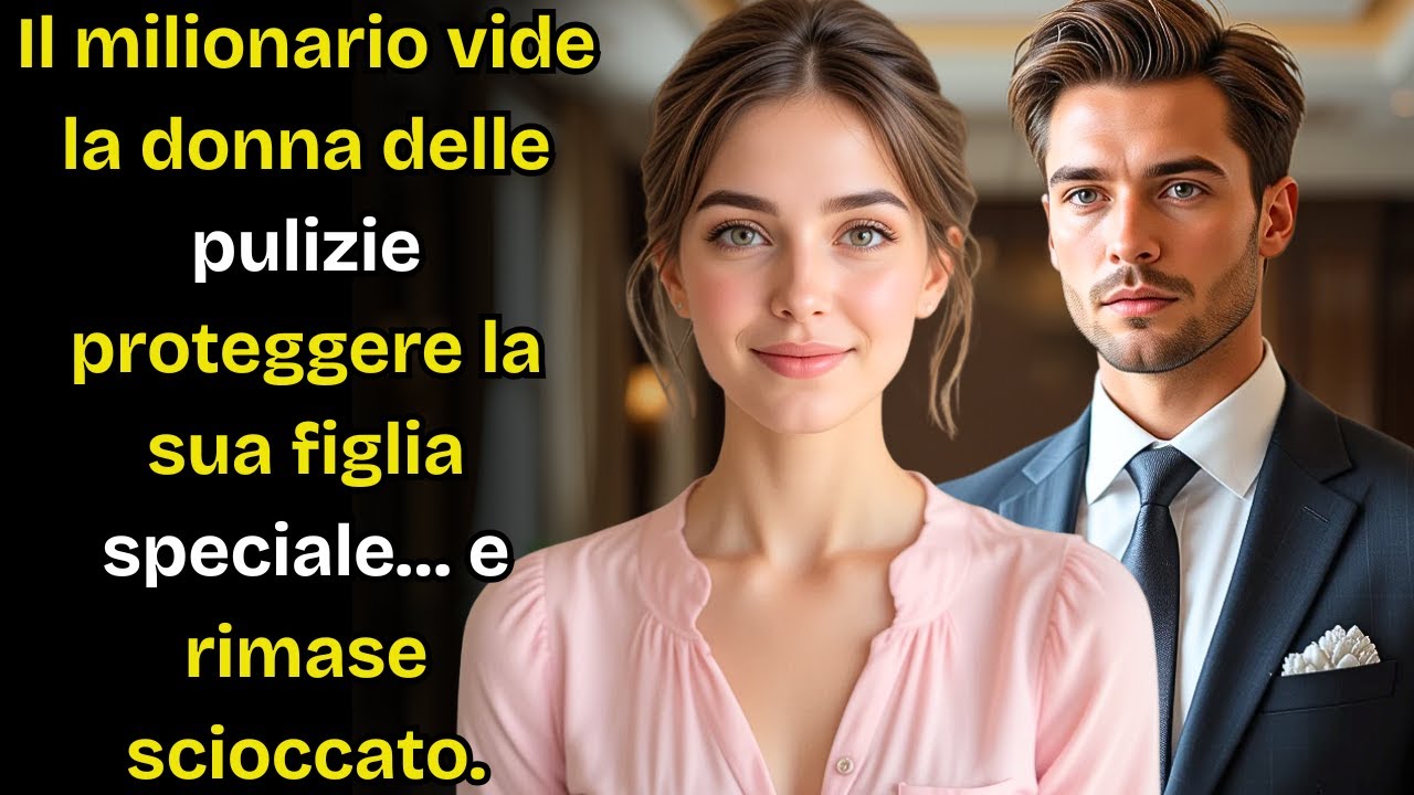 Il milionario vide la donna delle pulizie proteggere la sua figlia ...