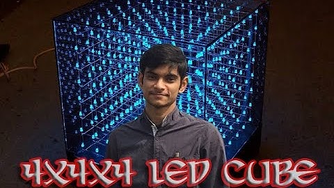 4x4x4 LED Cube | Mayank Pandey | Programmable Matrix