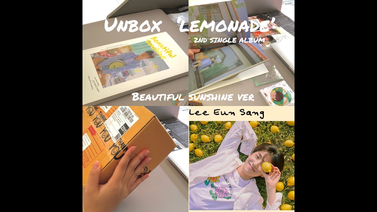 Unbox🍋 “Lemonade” Lee Eun Sang 2nd Single Album 💿 📦 YouTube